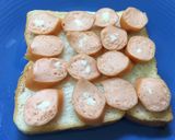 รูปขั้นตอนการทำที่ 2 ของ ขนมปังปิ้ง&หมูอบ