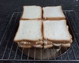 A picture of step 3 of 3 Layered Harissa Cheese  Coleslaw Veg Toast Sandwich!.
