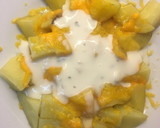 Foto del paso 5 de la receta: Patatas con queso cheddar y nata agria🥔🧀🍶 (en 10 minutos)