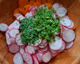 Foto del paso 1 de la receta: Ensalada de zanahoria y rábano