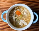 A picture of step 10 of Easy Crockpot Chicken Noodle Soup.