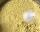 A picture of step 3 of Das special Vati dal khaman.