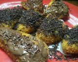 Foto langkah ke 6 dari resep Pisang Crispy Coklat Meleleh.