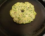 A picture of step 8 of Spinach thalipeeth.