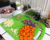 Foto del paso 1 de la receta: Carne a la jardinera