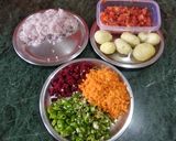 बीटरूट पाव भाजी (Beetroot pav bhaji recipe in hindi) रेसिपी चरण 2 फोटो