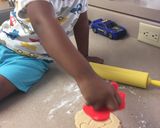 A picture of step 4 of Condensed Milk Cookies.