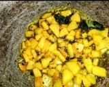 A picture of step 3 of Poha (Healthy breakfast).