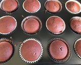 A picture of step 5 of Eggless Red Velvet Cupcake With Buttercream Icing.