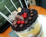 Foto langkah ke 7 dari resep Cake birthday aneka rasa mix dengan puding roti tawar no mixer.