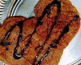 A picture of step 6 of Eggless Biscuit pancakes.