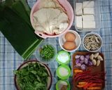 Foto langkah ke 1 dari resep Pepes Tahu Teri Jamur.