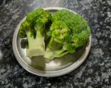A picture of step 1 of Fussilli Arrabiata with Broccoli and Mushroom.
