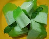 Foto langkah ke 4 dari resep Agar-agar lumut melon.