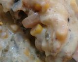 A picture of step 12 of Chiles Rellenos with Cream Sauce.