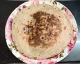 A picture of step 5 of Bajra flour Roti.