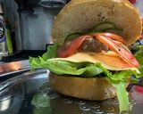 Hình bước làm 3 của món Hamburger sáng