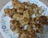 A picture of step 5 of Cheesy chicken kabab rolls.