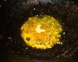 A picture of step 3 of Bhutte ka kees.