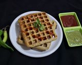 A picture of step 5 of Samak Rice Bengal gram Waffles.