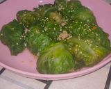 Foto langkah ke 5 dari resep Selada Membungkus Daging Ayam Tahu Wortel Cincang Teriyaki.