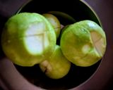 A picture of step 1 of Stuffed Tinda Masala.