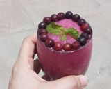 A picture of step 6 of Falsa Slush /Grewia slush💜.