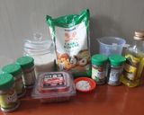 Foto langkah ke 1 dari resep Focaccia Bread dari Sourdough Discard Ragi Anggur.