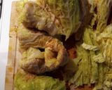 Töltött kelkáposzta gerslivel - diétás recept fázis 4 fotója