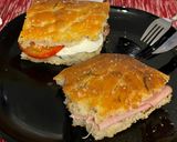 A picture of step 5 of Focaccia Bianca with Salt and Rosemary.