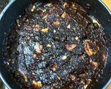 A picture of step 3 of No bake biscuit cake.