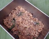 Foto langkah ke 4 dari resep Nasi Bakar Tongkol.