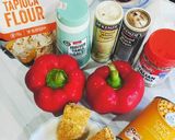 Melting Cheese Capsicum Stuffed (Vegan friendly) 濃郁起司彩椒烤盅(健康蔬食)的食譜步驟1照片