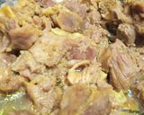 A picture of step 1 of Mutton handi.