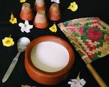 A picture of step 5 of Mishti Doi.