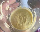 A picture of step 2 of Pumpkins/ papaya foam.