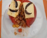 Foto del paso 4 de la receta: Tomate relleno con verduras, arroz y atún