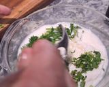 A picture of step 2 of Curd dip.