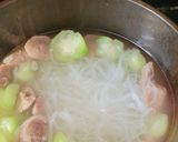 Foto langkah ke 3 dari resep Sayur oyong bakso.