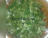 A picture of step 7 of Fish soup with ugu leaves.