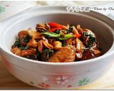 下酒菜-塔香燒雞(三杯雞)的食譜步驟9照片