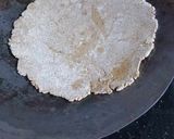 A picture of step 4 of Singhare Ke aate ka paratha.