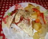 Foto del paso 3 de la receta: Milanesas de seitán a la napolitana con verduras al horno 😊❤👏
