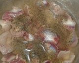 A picture of step 1 of Hot pan fried gizzard.
