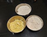 A picture of step 1 of Jowar Carrot Dosa.