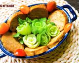 Hình bước làm 5 của món Chả lụa chay