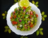A picture of step 5 of Fresh Green Chickpeas Salad.