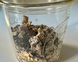 A picture of step 1 of Overnight Oats.