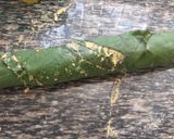A picture of step 3 of Arrow Roots (Nduma)Leaves bhajiya#authors marathon.