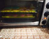 A picture of step 7 of Colorful French Macarons.